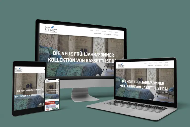 Betten Schmidt GmbH Webdesign
